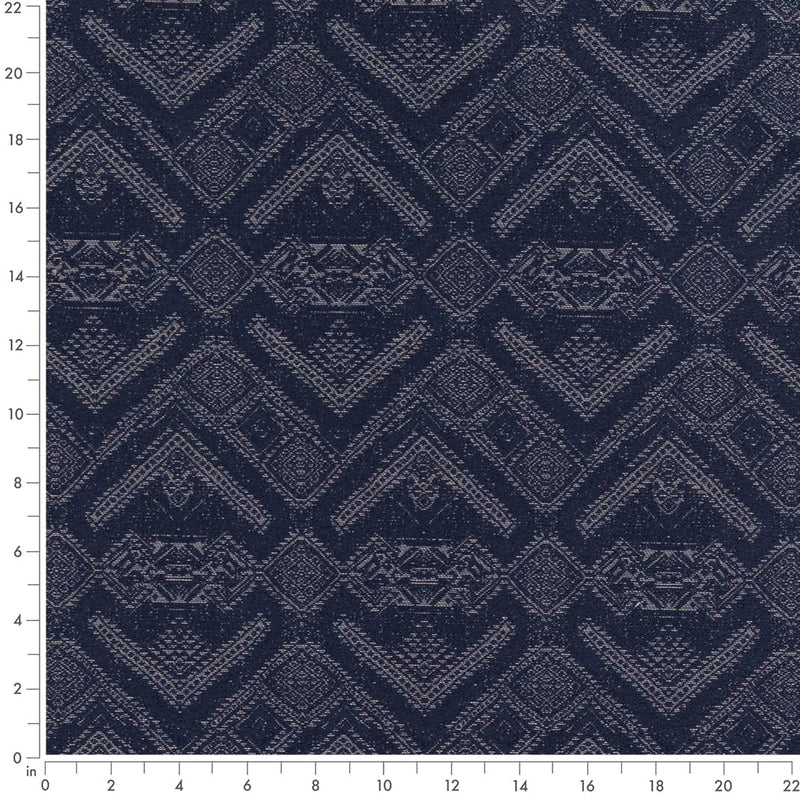 Charlotte - D2432 - Midnight - Fabric by the Yard - D2432 - D2432_Ruler