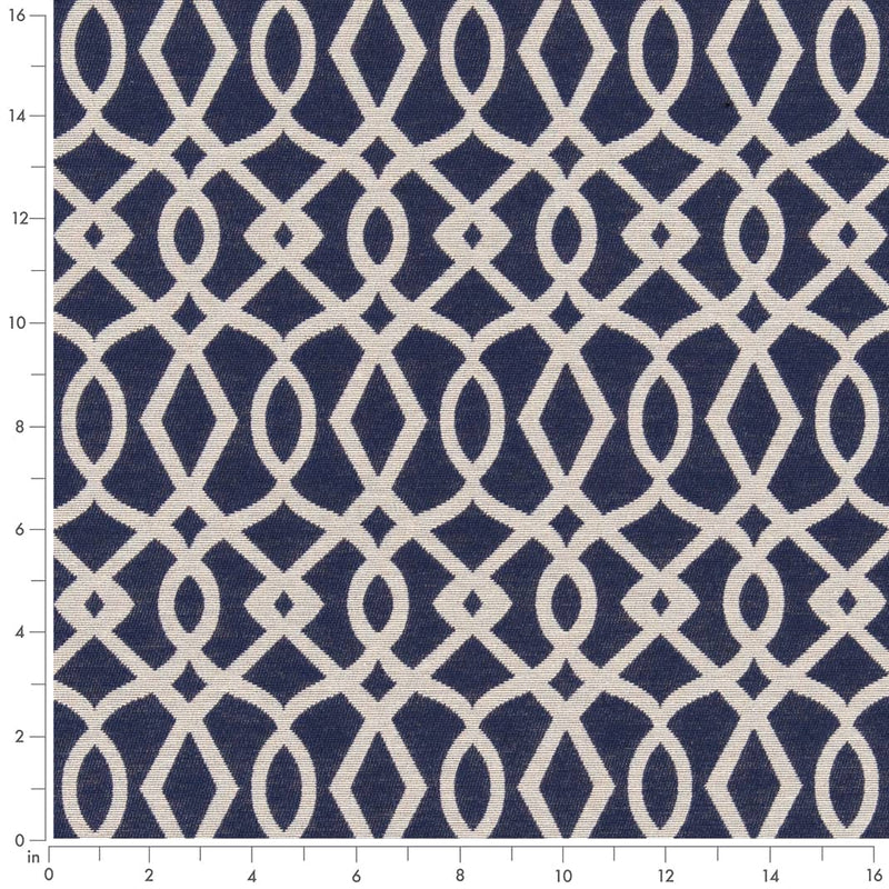 Charlotte - D2444 - Ink - Fabric by the Yard - D2444 - D2444_Ruler