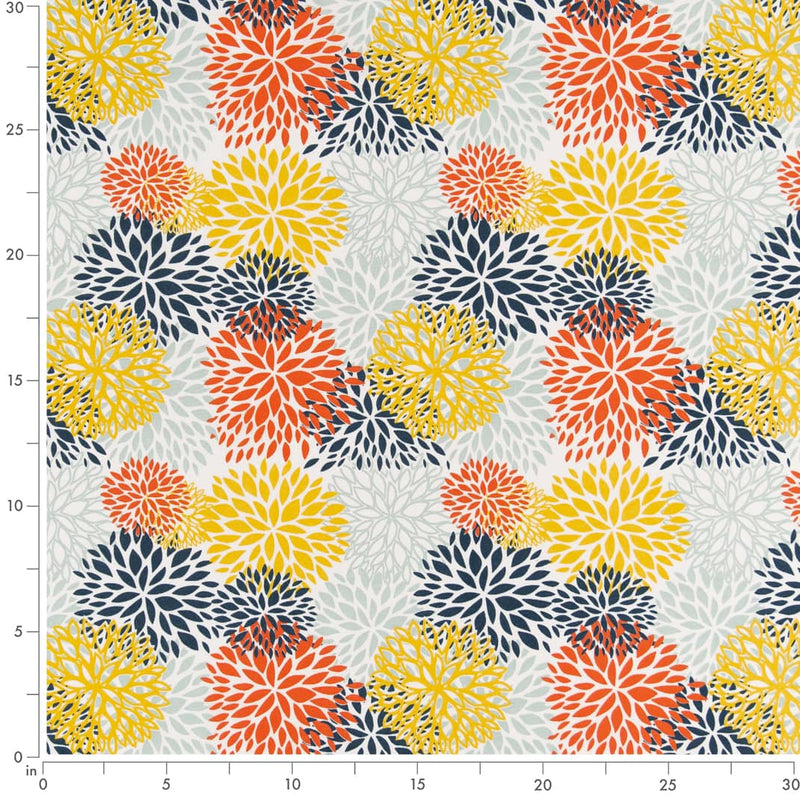 Charlotte - D2463 - Fiesta - Fabric by the Yard - D2463 - D2463_Ruler