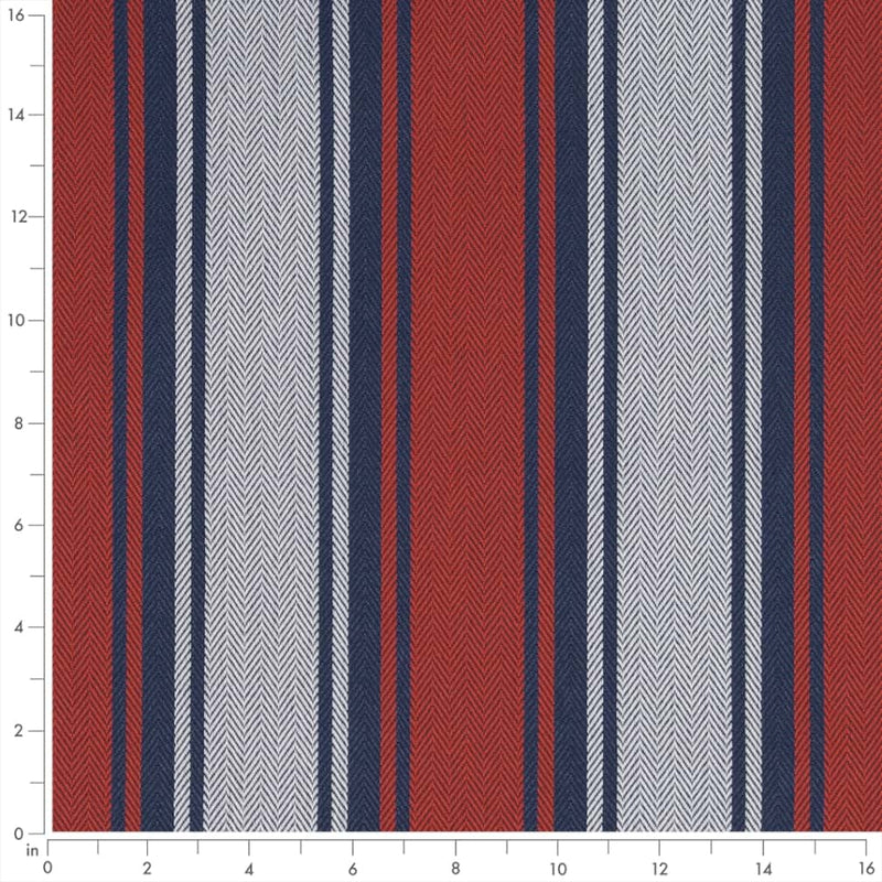 Charlotte - D2543 - Tomato - Fabric by the Yard - D2543 - D2543_Ruler