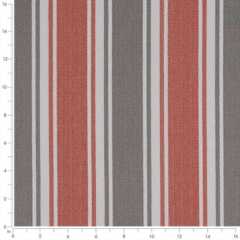 Charlotte - D2544 - Brick - Fabric by the Yard - D2544 - D2544_Ruler