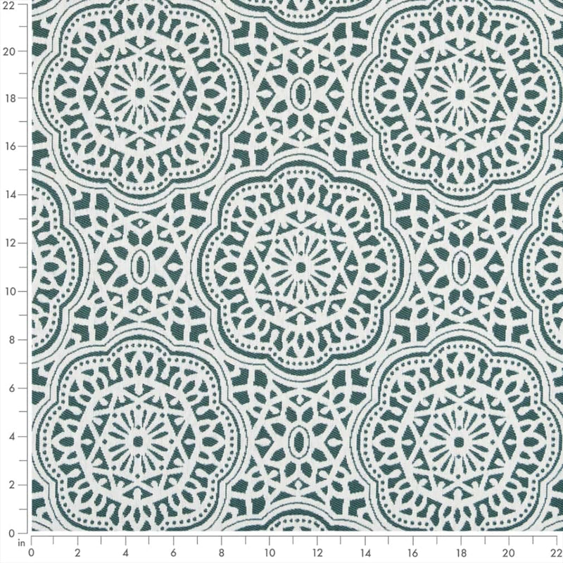 Charlotte - D2550 - Caribbean - Fabric by the Yard - D2550 - D2550_Ruler