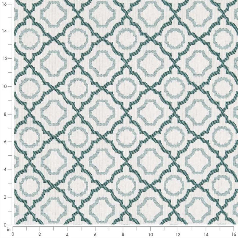 Charlotte - D2562 - Lagoon - Fabric by the Yard - D2562 - D2562_Ruler