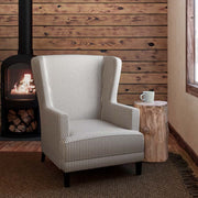 Charlotte - D2591 - Ticking Pewter - Fabric by the Yard - D2591 - D2591_Furniture