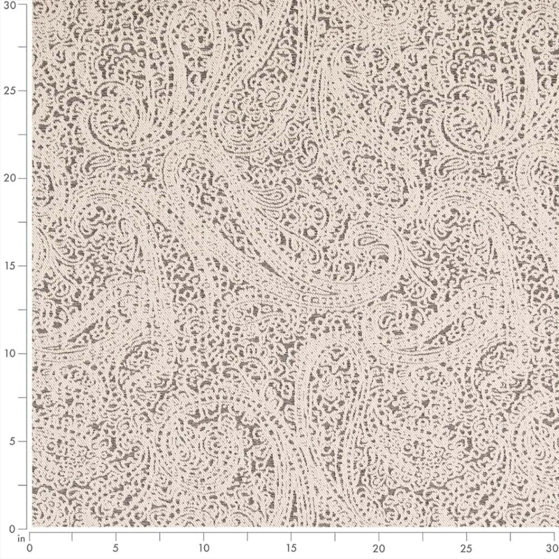 Charlotte - D2592 - Paisley Coal - Fabric by the Yard - D2592 - D2592_Ruler
