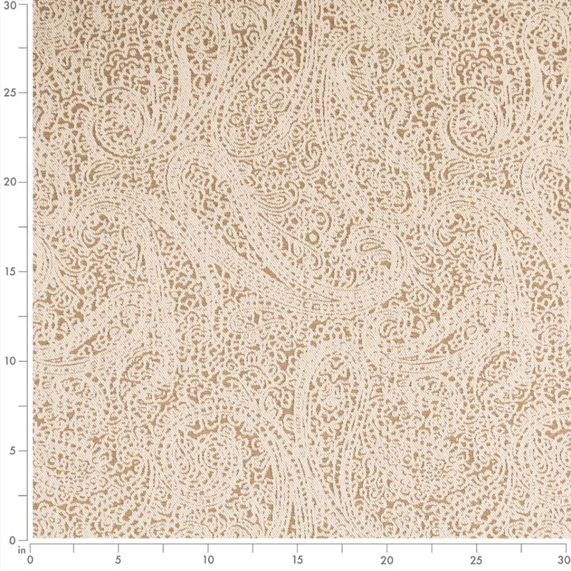 Charlotte - D2593 - Paisley Cafe - Fabric by the Yard - D2593 - D2593_Ruler