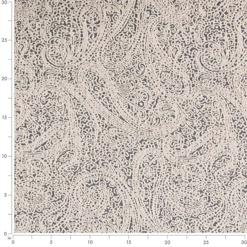Charlotte - D2597 - Paisley Navy - Fabric by the Yard - D2597 - D2597_Ruler