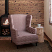 Charlotte - D2608 - Check Crimson - Fabric by the Yard - D2608 - D2608_Furniture