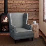 Charlotte - D2609 - Check Navy - Fabric by the Yard - D2609 - D2609_Furniture