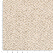 Charlotte - D2614 - Greek Key Sand - Fabric by the Yard - D2614 - D2614_Ruler