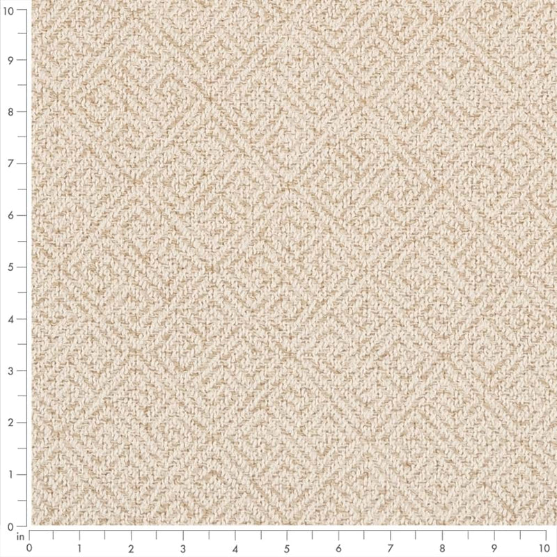 Charlotte - D2614 - Greek Key Sand - Fabric by the Yard - D2614 - D2614_Ruler