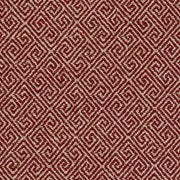 Charlotte - D2615 - Greek Key Crimson - Fabric by the Yard Greek Key Crimson