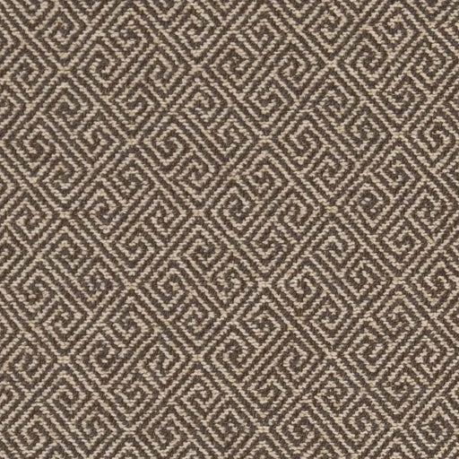 Charlotte - D2619 - Greek Key Walnut - Fabric by the Yard Greek Key Walnut
