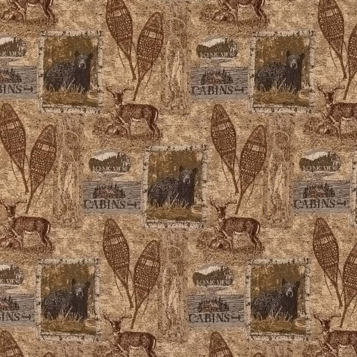 Charlotte - D2671 - Cabin Pine - Fabric by the Yard Cabin Pine