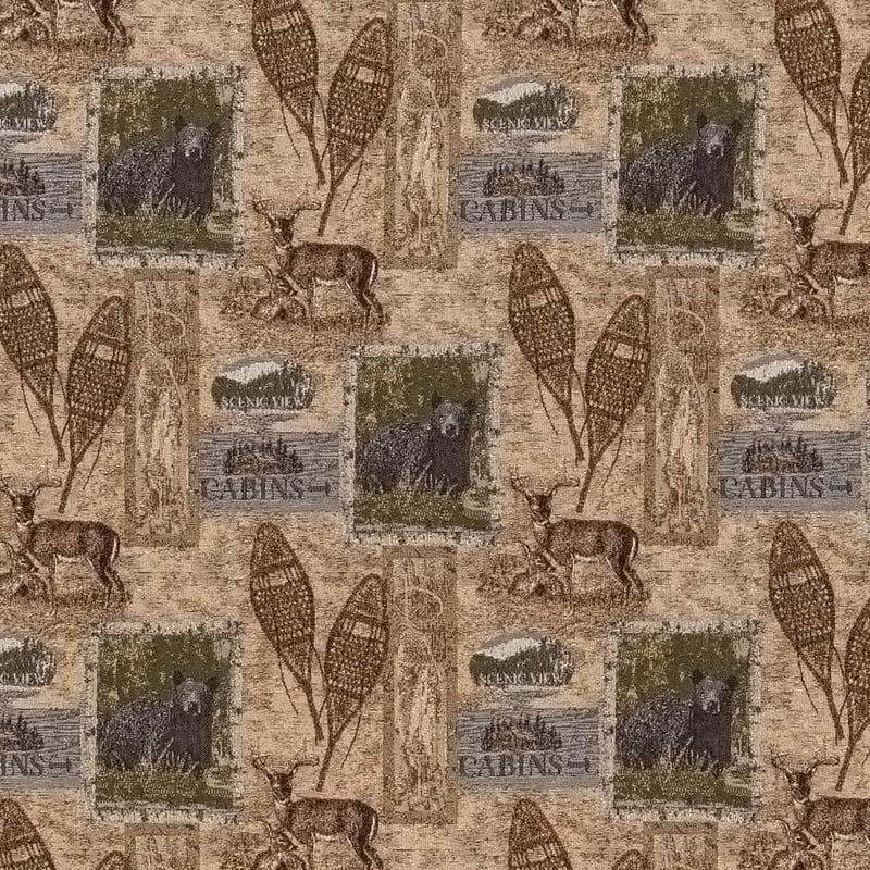 Charlotte - D2672 - Cabin Honey - Fabric by the Yard Cabin Honey
