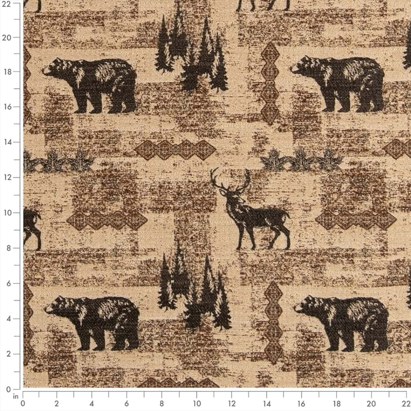 Charlotte - D2673 - Woodland - Fabric by the Yard - D2673 - D2673_Ruler