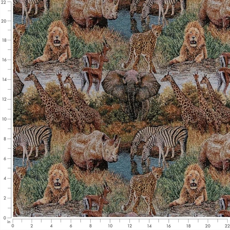 Charlotte - D2678 - Wild - Fabric by the Yard - D2678 - D2678_Ruler