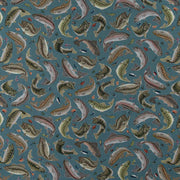 Charlotte - D2679 - Fishing Aqua - Fabric by the Yard Fishing Aqua