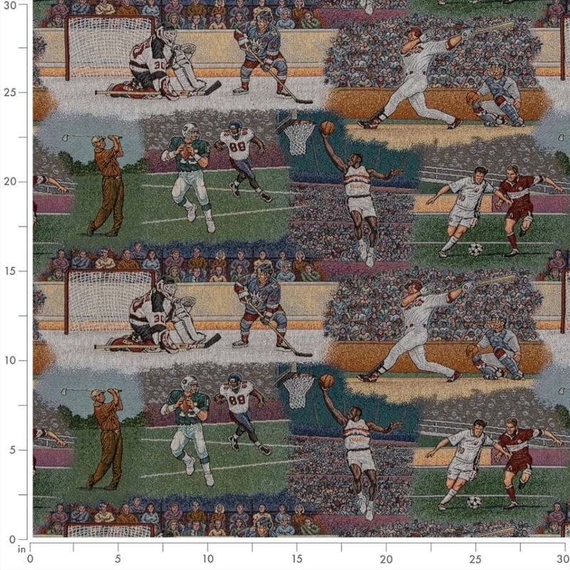 Charlotte - D2681 - Sports - Fabric by the Yard - D2681 - D2681_Ruler