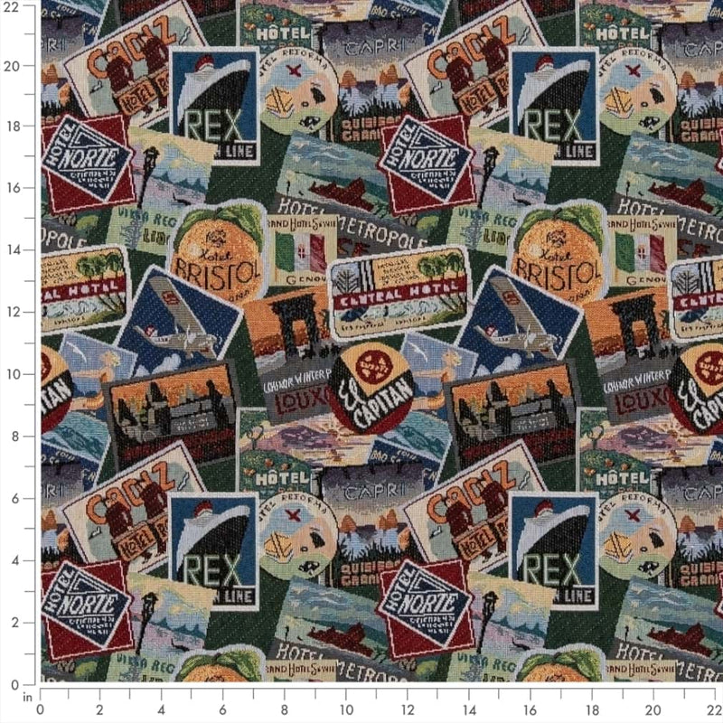 Charlotte - D2682 - Passport - Fabric by the Yard - D2682 - D2682_Ruler
