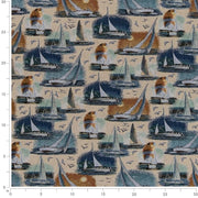 Charlotte - D2685 - Sail Away - Fabric by the Yard - D2685 - D2685_Ruler
