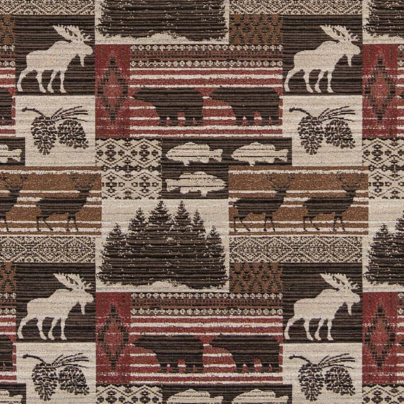 Charlotte - D2688 - Moose Currant - Fabric by the Yard Moose Currant