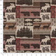 Charlotte - D2688 - Moose Currant - Fabric by the Yard - D2688 - D2688_Ruler