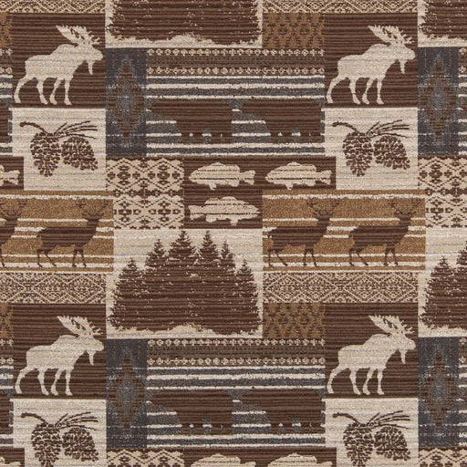Charlotte - D2689 - Moose Slate - Fabric by the Yard Moose Slate