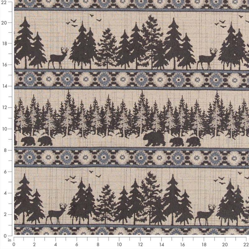 Charlotte - D2691 - Forest Sky - Fabric by the Yard - D2691 - D2691_Ruler