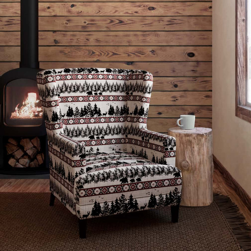Charlotte - D2692 - Forest Crimson - Fabric by the Yard - D2692 - D2692_Furniture