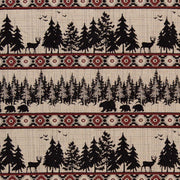 Charlotte - D2692 - Forest Crimson - Fabric by the Yard Forest Crimson