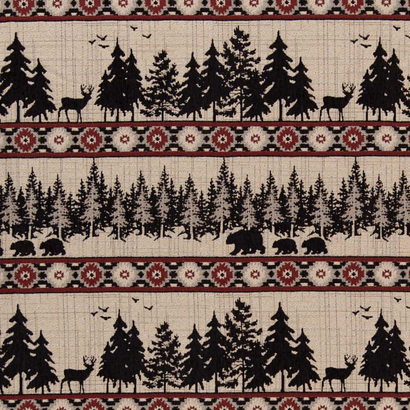 Charlotte - D2692 - Forest Crimson - Fabric by the Yard Forest Crimson
