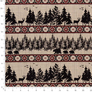 Charlotte - D2692 - Forest Crimson - Fabric by the Yard - D2692 - D2692_Ruler