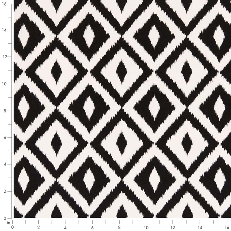 Charlotte - D2708 - Black - Fabric by the Yard - D2708 - D2708_Ruler