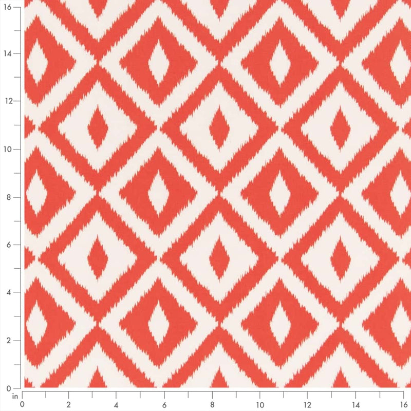 Charlotte - D2710 - Coral - Fabric by the Yard - D2710 - D2710_Ruler