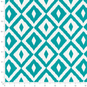 Charlotte - D2714 - Teal - Fabric by the Yard - D2714 - D2714_Ruler