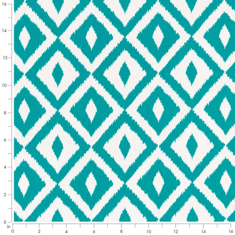 Charlotte - D2714 - Teal - Fabric by the Yard - D2714 - D2714_Ruler