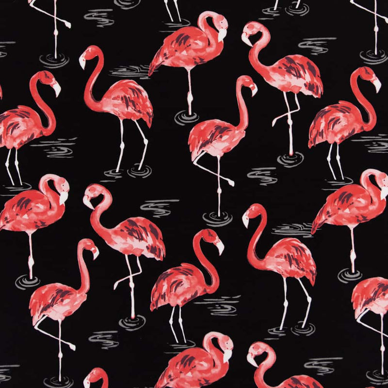 Charlotte - D2730 - Flamingo - Fabric by the Yard Flamingo