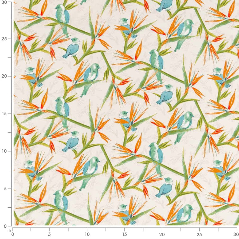 Charlotte - D2753 - Tropical - Fabric by the Yard - D2753 - D2753_Ruler