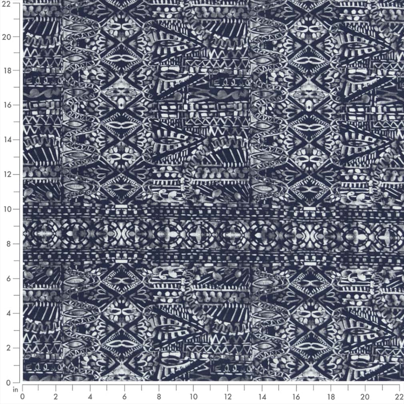 Charlotte - D2755 - Midnight - Fabric by the Yard - D2755 - D2755_Ruler