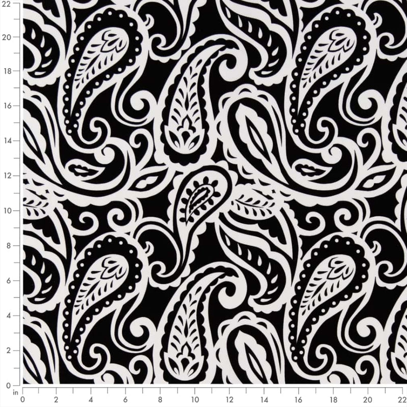 Charlotte - D2759 - Raven - Fabric by the Yard - D2759 - D2759_Ruler
