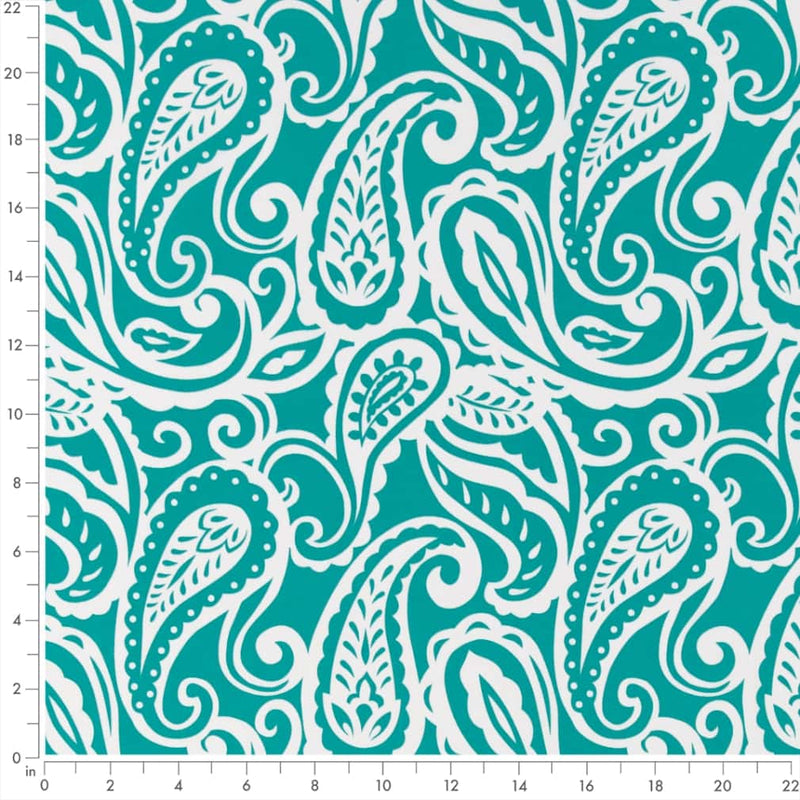 Charlotte - D2760 - Caribbean - Fabric by the Yard - D2760 - D2760_Ruler