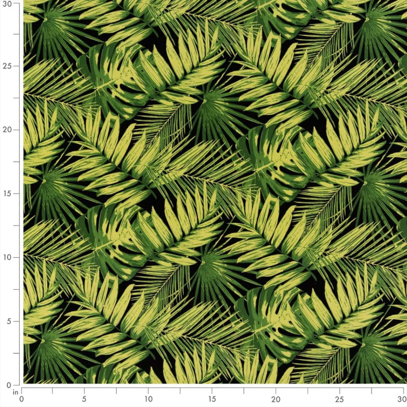Charlotte - D2766 - Noir - Fabric by the Yard - D2766 - D2766_Ruler