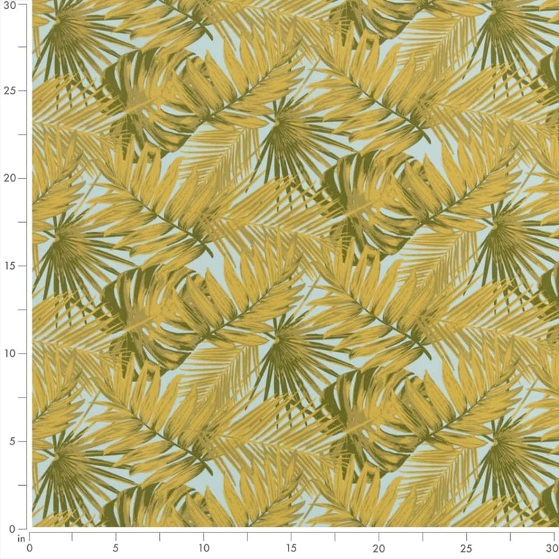 Charlotte - D2767 - Aqua - Fabric by the Yard - D2767 - D2767_Ruler