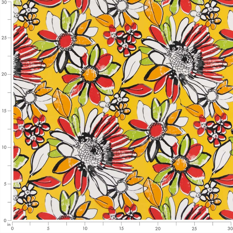 Charlotte - D2769 - Canary - Fabric by the Yard - D2769 - D2769_Ruler