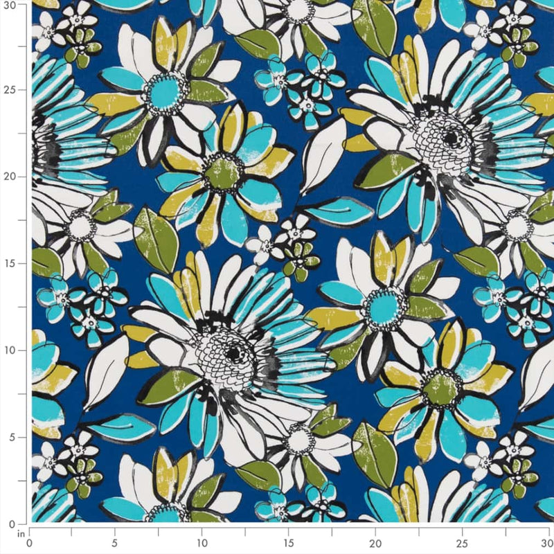 Charlotte - D2771 - Lapis - Fabric by the Yard - D2771 - D2771_Ruler
