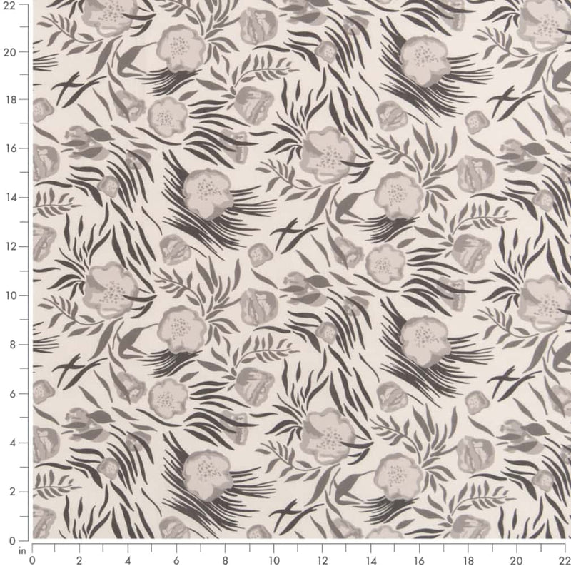 Charlotte - D2909 - Graphite - Fabric by the Yard - D2909 - D2909_Ruler