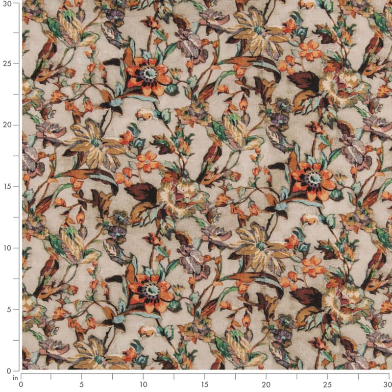 Charlotte - D2914 - Smoke - Fabric by the Yard - D2914 - D2914_Ruler