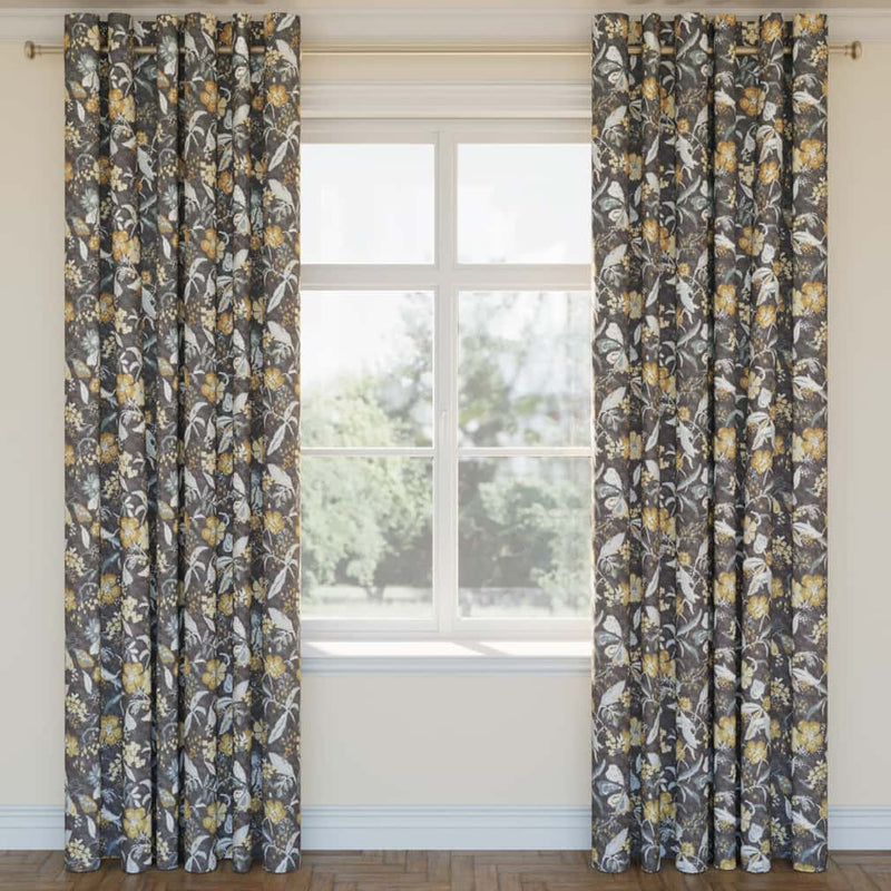 Charlotte - D2915 - Charcoal - Fabric by the Yard - D2915 - D2915_Drapery