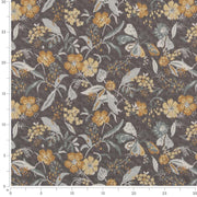 Charlotte - D2915 - Charcoal - Fabric by the Yard - D2915 - D2915_Ruler